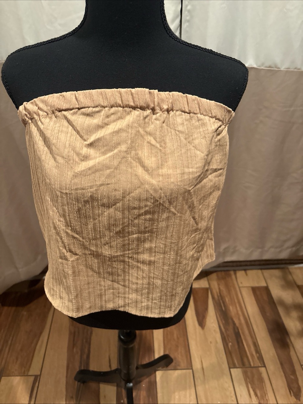 SHEIN Beige Strapless Tube Camisole